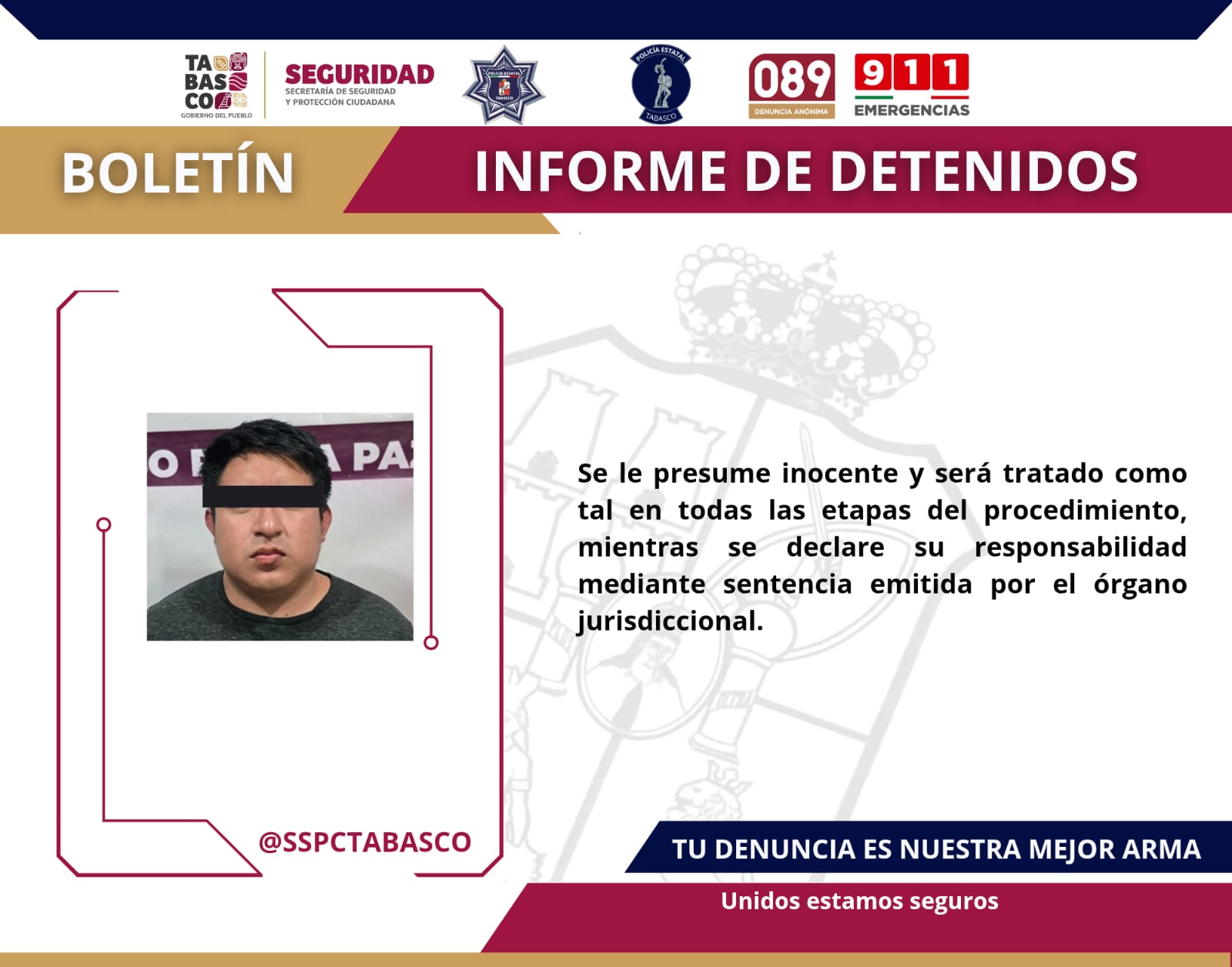Operativo en la colonia Centro