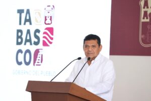 El Gobernador Javier May Rodríguez acompañado de su equipo de trabajo, refrendando el compromiso del Gobierno del Pueblo con la austeridad, la honestidad y las Finanzas sanas en este 2025 en beneficio de las familias tabasqueñas.