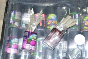 Cigarrillos de marihuana también fueron parte del histórico decomiso, en la carretera Campeche-Mérida, el 30 de noviembre del 2025. 