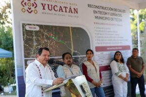 Fortalecen la movilidad con obras de infraestructura en Tecoh