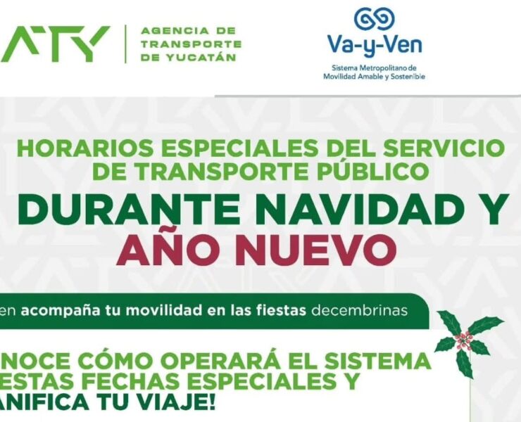 ¡Atención! Así funcionará Va y Ven en Navidad y Año Nuevo