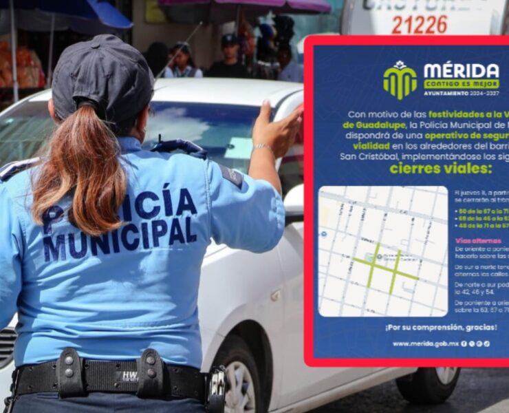 ¡Refuerzan la seguridad! Operativo especial por las festividades de la Virgen de Guadalupe