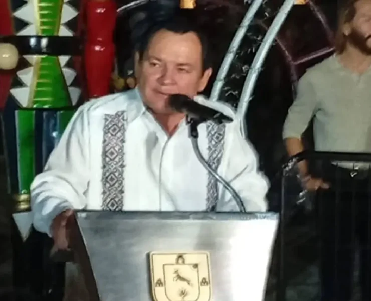 Villa Navideña en el Gran Parque de La Plancha Así inició la magia en Yucatán