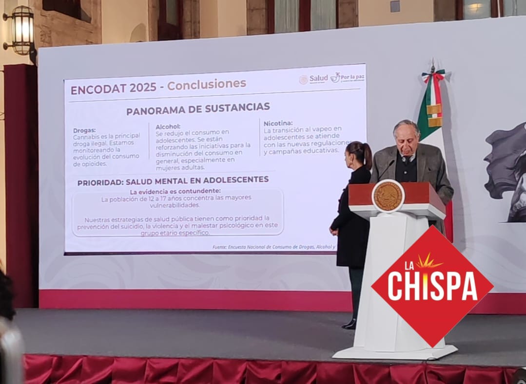 ENCODAT 2025: menos drogas en adolescentes, más consumo y retos de salud mental en adultos