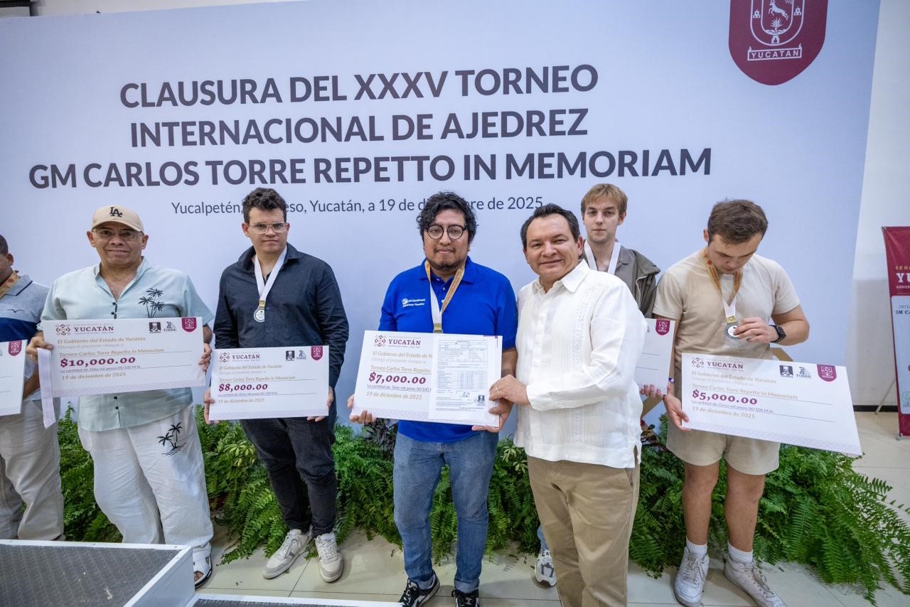 Yucatán se consolida como potencia del ajedrez internacional