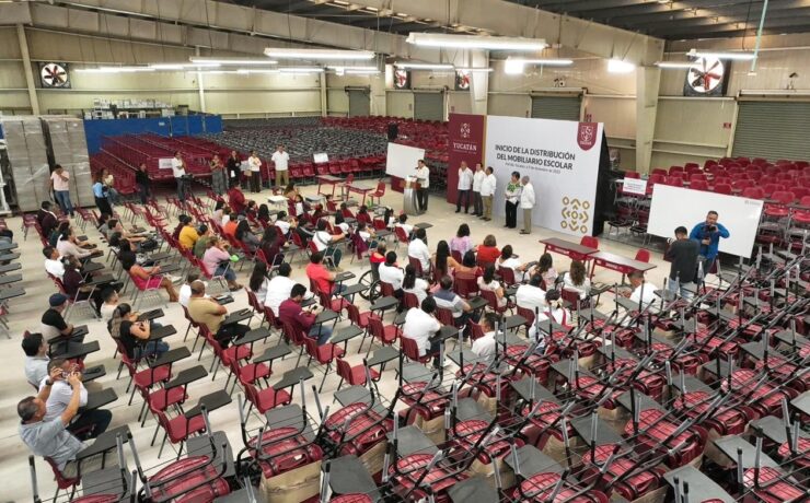 Yucatán transforma sus escuelas con nuevo mobiliario escolar