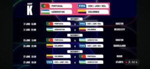 El Grupo K inicia con Portugal enfrentando a un rival del repechaje.