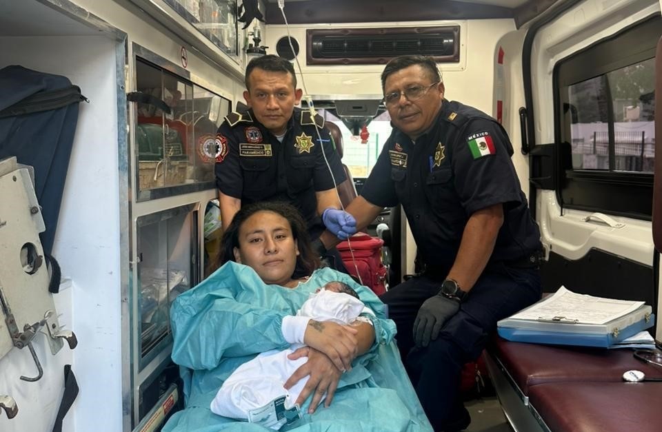 En plena emergencia: nace bebé en ambulancia de la SSP