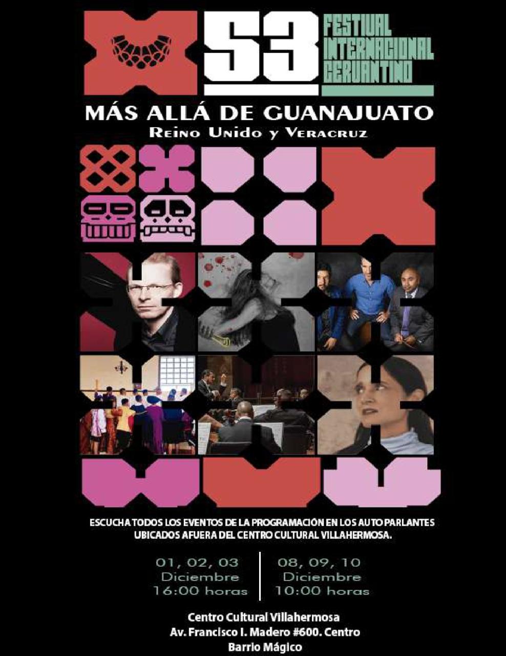 sede del Cervantino y actividades académicas