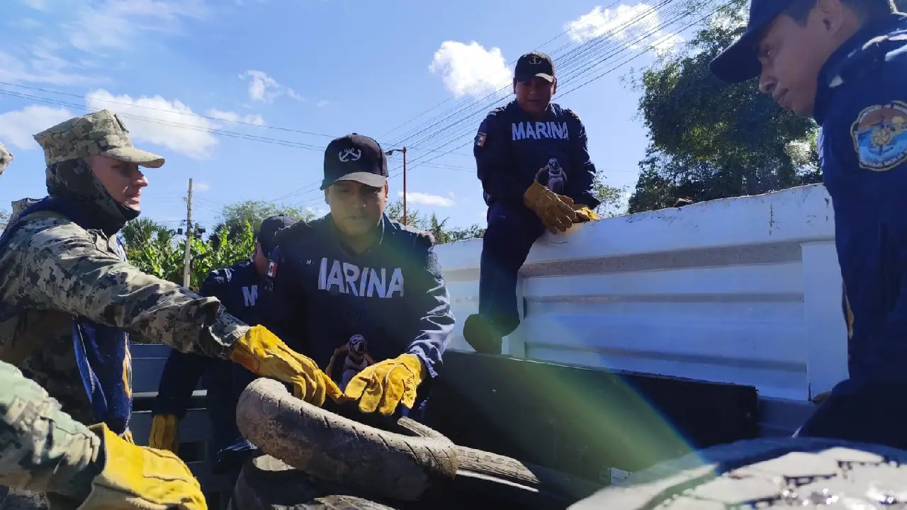 Acciones coordinadas en la Campaña de descacharrización en Centla