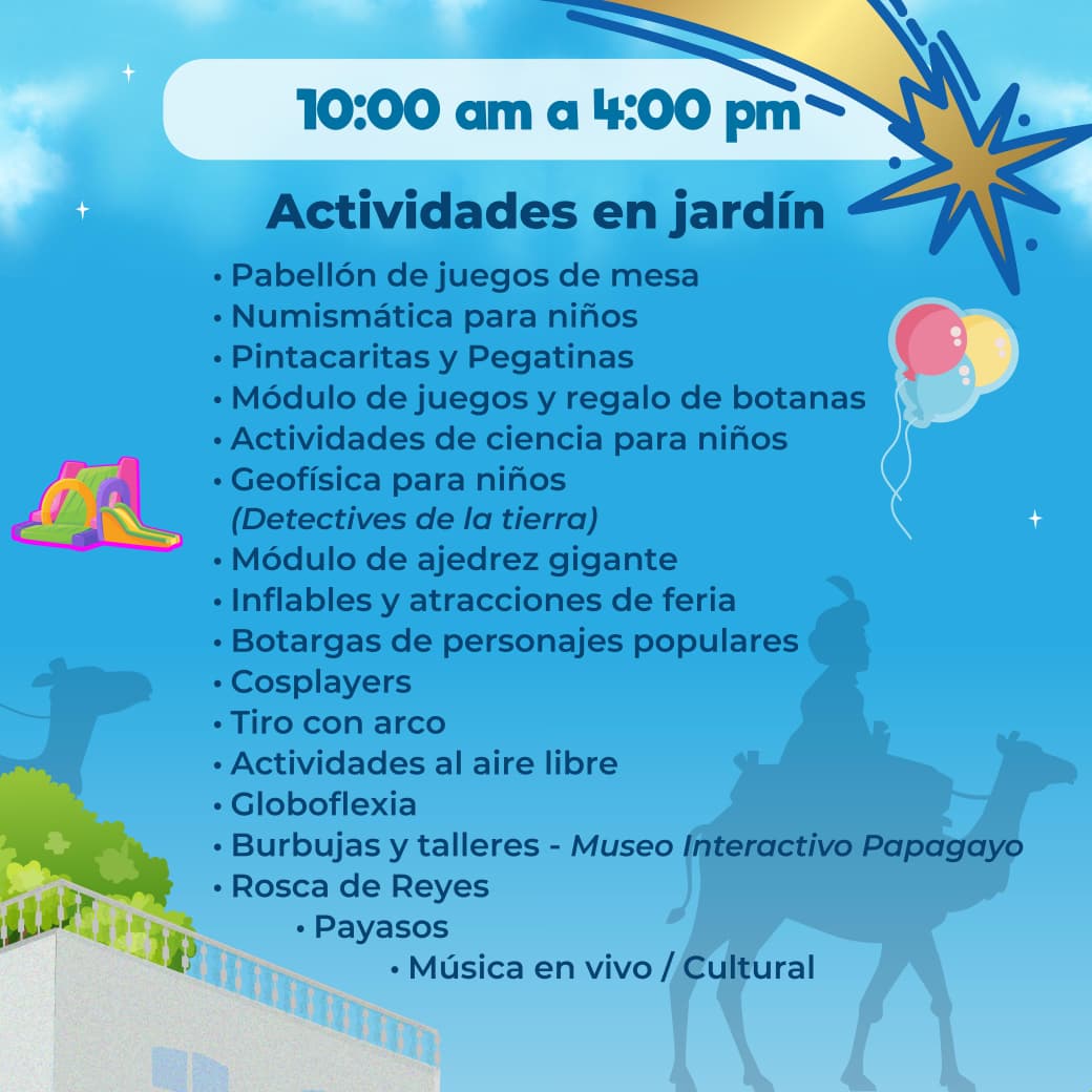 Actividades familiares en los jardines del recinto