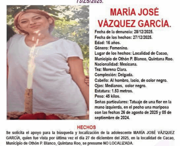 Al menos 71 personas desaparecidas mantienen en alerta a Quintana Roo