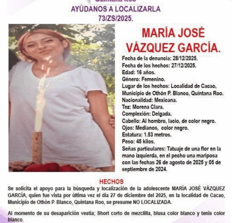 Al menos 71 personas desaparecidas mantienen en alerta a Quintana Roo