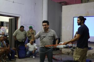 SDS capacita en Río Lagartos para el manejo seguro de cocodrilos