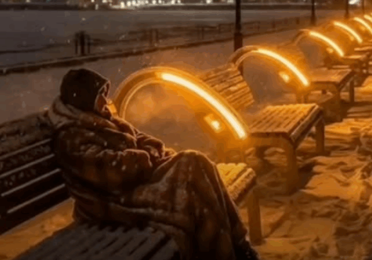 Japón desarrolla calentadores solares para ayudar a las personas sin hogar durante el Invierno