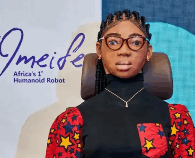 África presenta un robot humanoide extremadamente realista