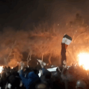 Protestas en Irán sobre las acciones de EEUU y lo consideró como objetivos de ataque