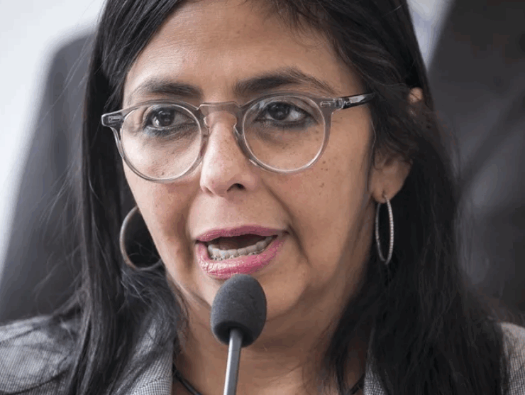 Delcy Rodríguez sostuvo una larga conversación con Trump