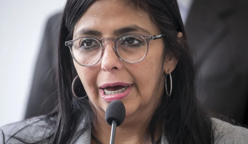 Delcy Rodríguez sostuvo una larga conversación con Trump