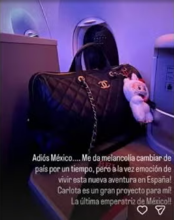 ¿Qué proyecto llevará a Belinda a España?