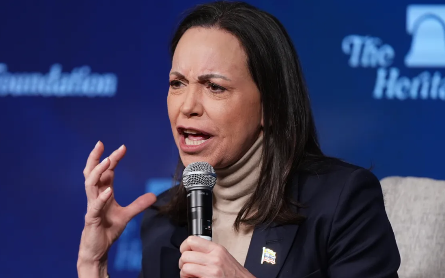 Machado dice que Venezuela entró en una transición democrática gracias a Trump