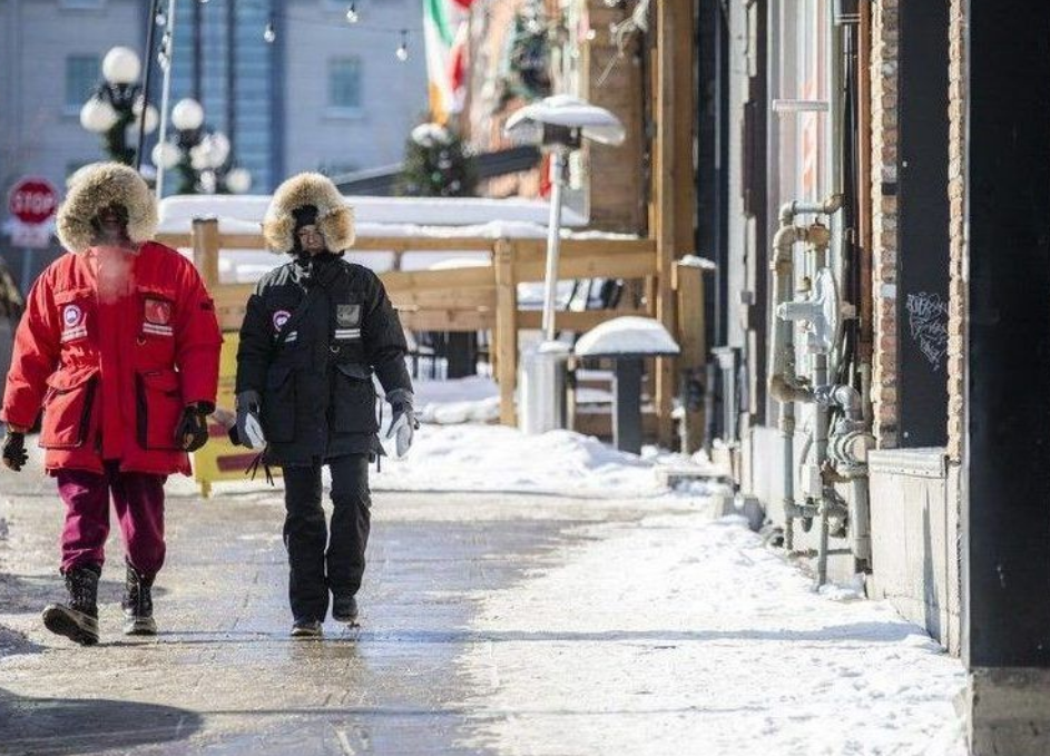 Frío extremo en Canadá y colapso del transporte