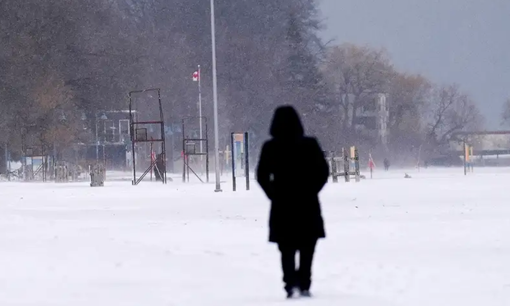 Frío extremo en Canadá, una sensación térmica de hasta -55° C