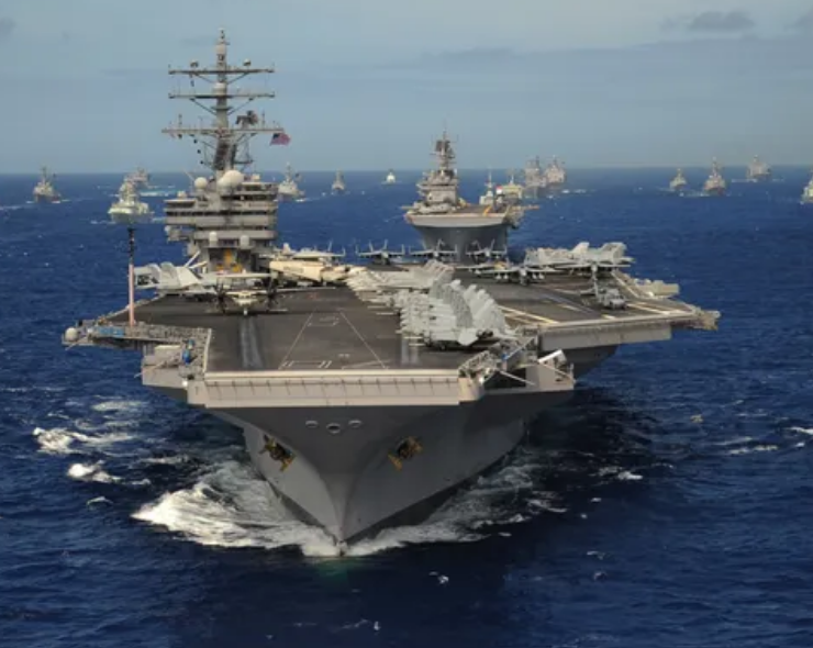 "El" portaviones estadounidense llega a Medio Oriente