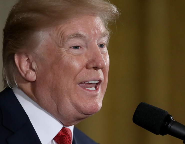 Trump habla de la muerte de manifestante y dice que es "Muy triste"