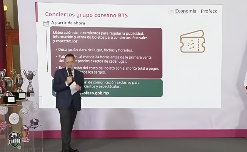 Profeco anuncia sanciones a Ticketmaster
