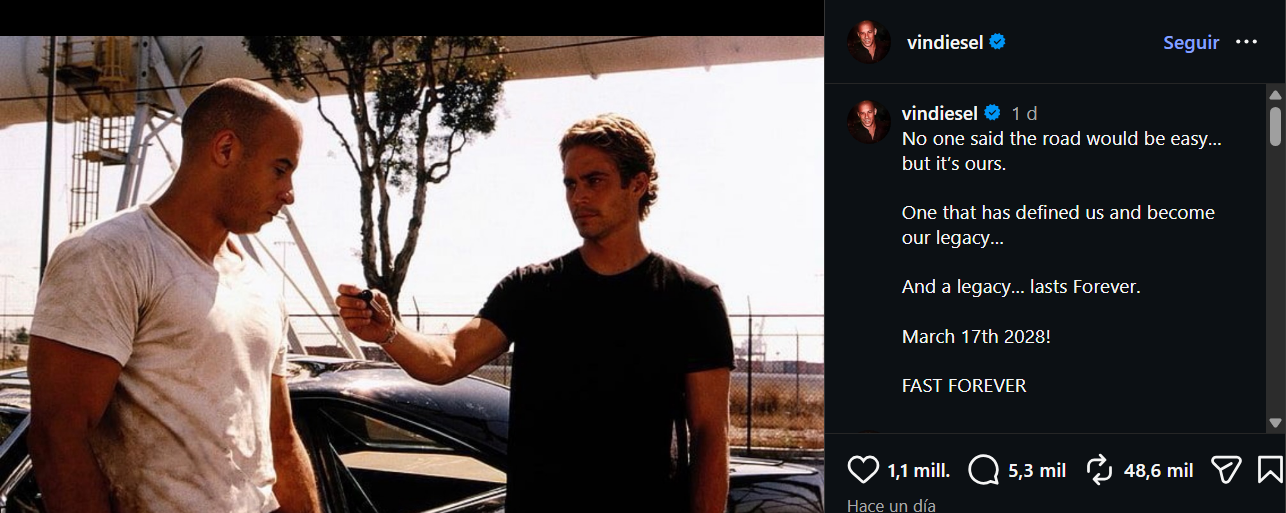 Fast Forever: la película que cerrará la saga