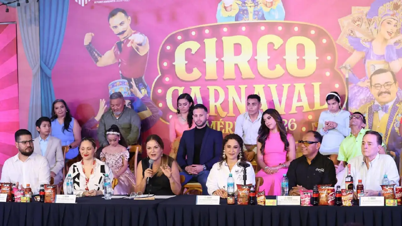 Cartelera artística de Circo Carnaval Mérida 2026 fechas y sedes principales