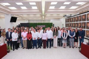 Representantes de la Barra y Colegio de Abogados de Tabasco y del Consejo de la Abogacía del Estado acompañan al Ayuntamiento de Centro en la consolidación de alianzas estratégicas para brindar asesoría legal y acompañamiento confidencial a mujeres vulnerables.
