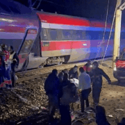 Descarrilamiento de dos trenes en Córdoba