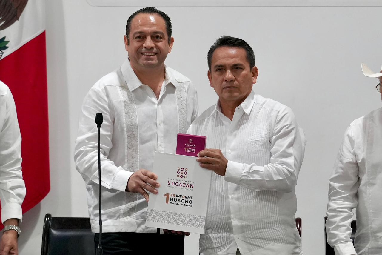 Durante entrega del Primer Informe se destaca el profundo cambio en forma de gobernar Yucatán