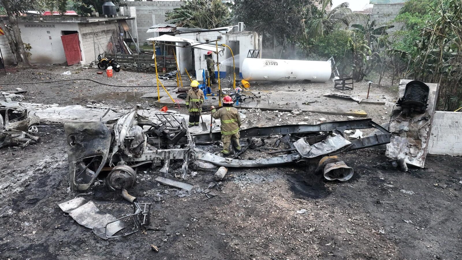 Explosión en Río Viejo