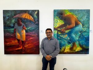 Este día fue inaugurada la exposición Pincel de Luz, en la Galería Fernando Palma Burgos, ubicada en la Sala de Última Espera del Aeropuerto Internacional de Mérida