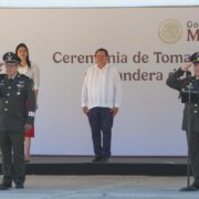 Gobernador Joaquín Díaz Mena encabeza ceremonia de cambio de mando en la 32a Zona Militar