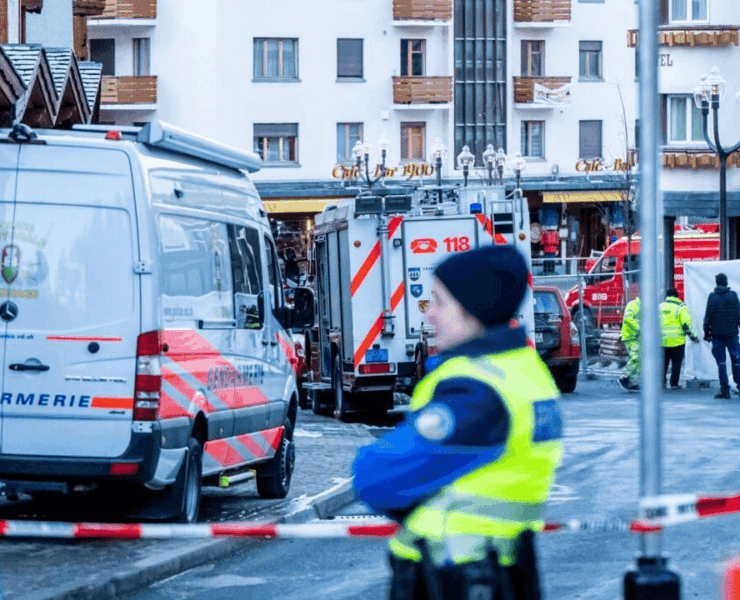 Incendio durante celebración de Año Nuevo
