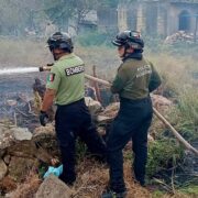 Incendios simultáneos alarman Kanasín tras registrar 17 siniestros en un día