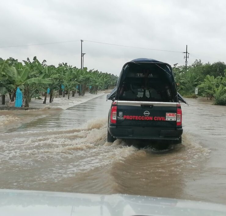 Provoca Frente Frío incrementos en ríos serranos de Tabasco