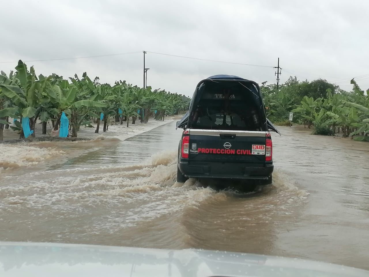 Provoca Frente Frío incrementos en ríos serranos de Tabasco
