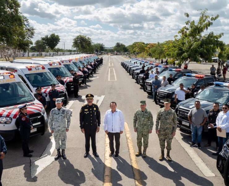 Refuerzan seguridad en Yucatán con inversión de 99.3 millones de pesos