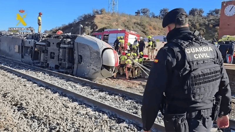 Tragedia ferroviaria en España
