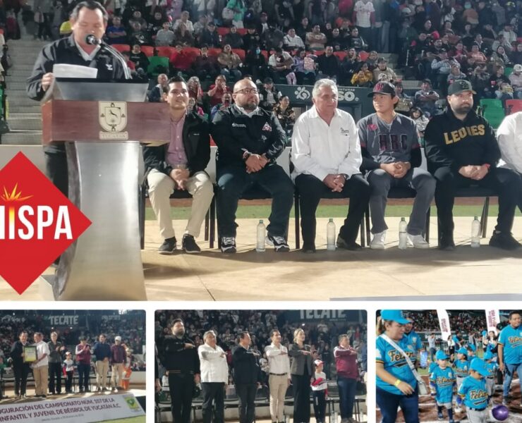Gobernador Joaquín Díaz Mena inaugura el Campeonato 107 de la Liga Infantil y Juvenil de Béisbol Yucatán