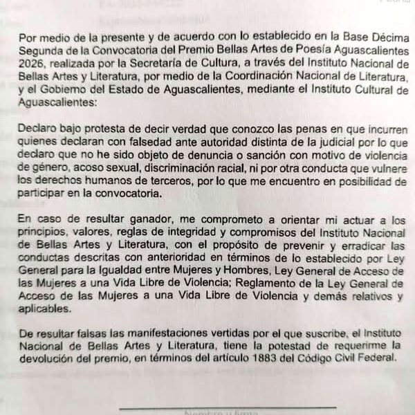 'carta de sanidad moral'