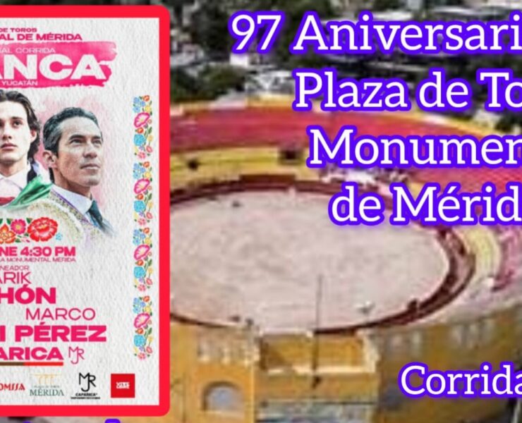 Plaza de Toros Monumental de Mérida Festeja 97 Años con Espectacular Corrida Blanca