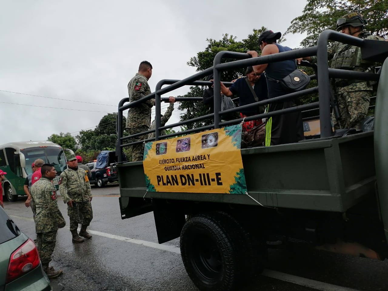 frente frío que afecta a Tabasco