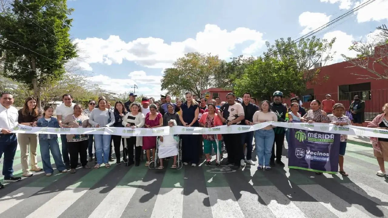 Calles nuevas en Santa Gertrudis Copó transforman la zona