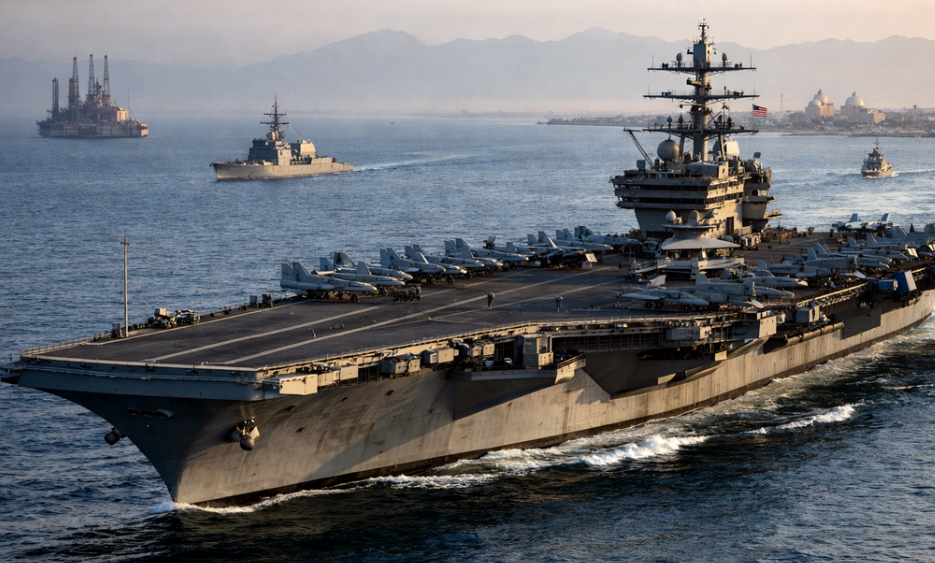 EEUU derriba un dron Iraní cerca de su mayor portaaviones